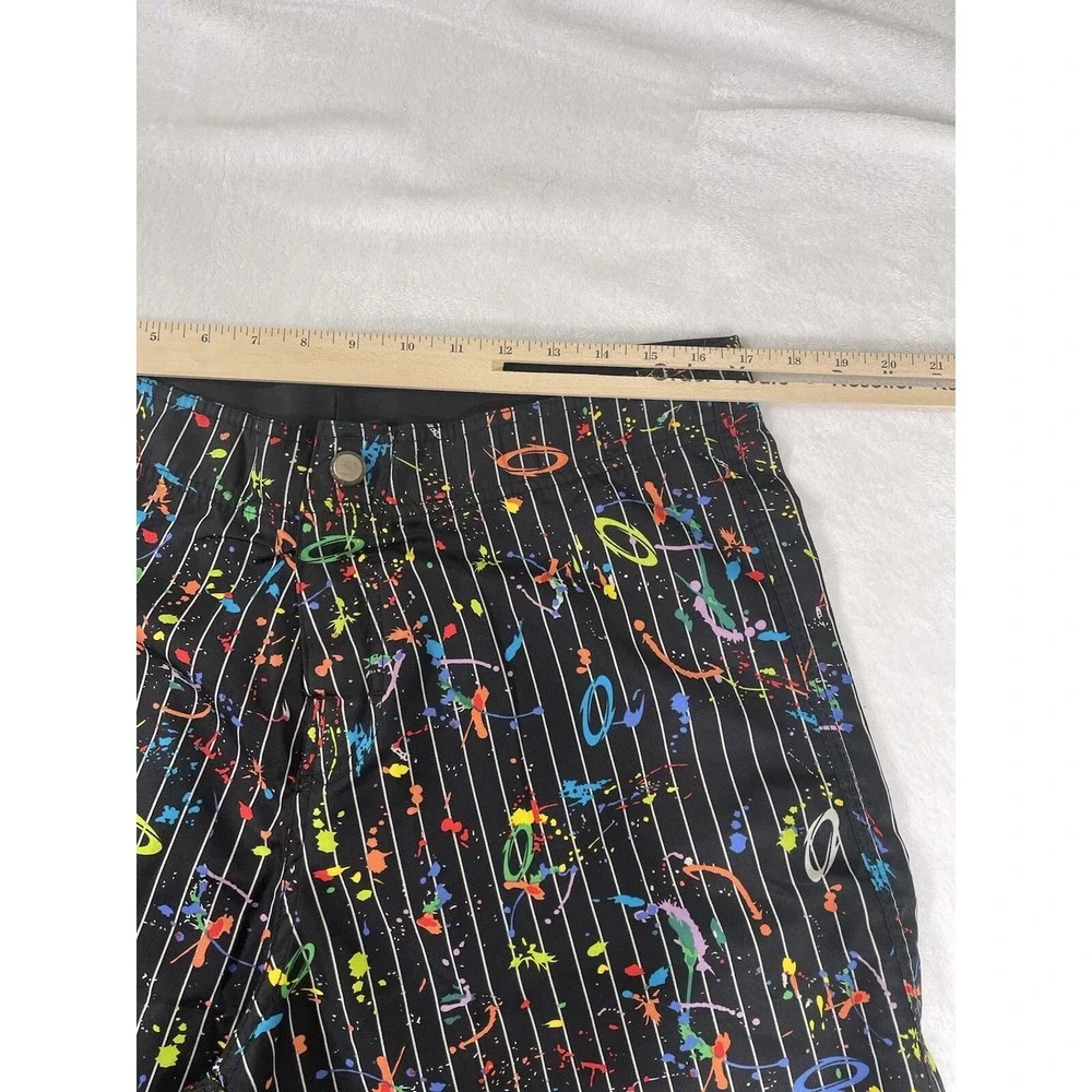 Surf Swim Shorts‎ Trunks Surf Sz 36 Black Art Paints Brazilian Rota Do Mar NEW